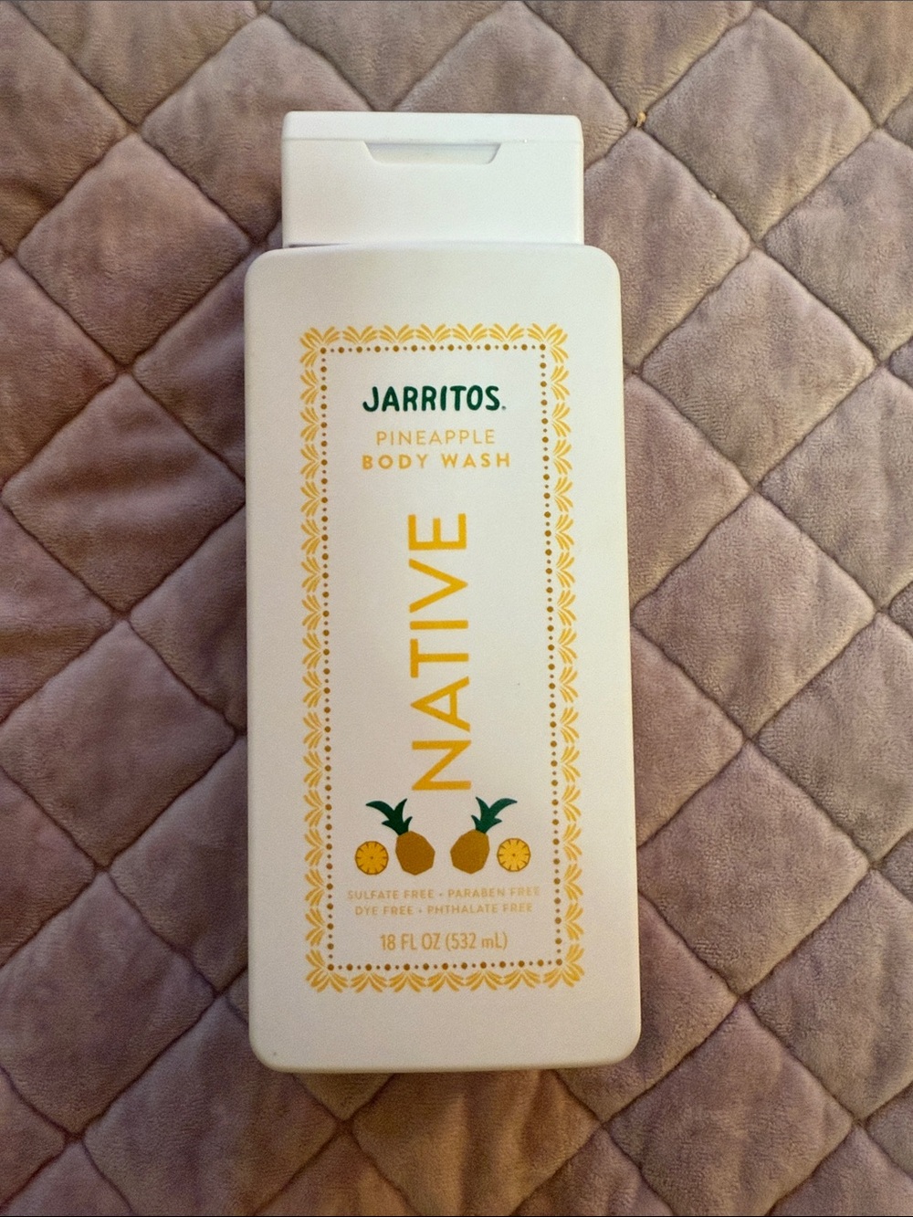 Native Jarritos Pineapple Body Wash — White & Yellow